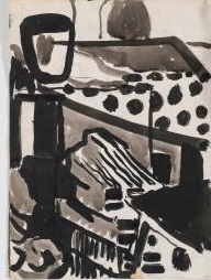 Stillleben, 1950er, Skizze (Skizzenheft)