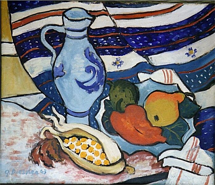 Datei:Gerhild Diesner, Stilleben Grande Chaumière, 1943, Privatbesitz.jpg