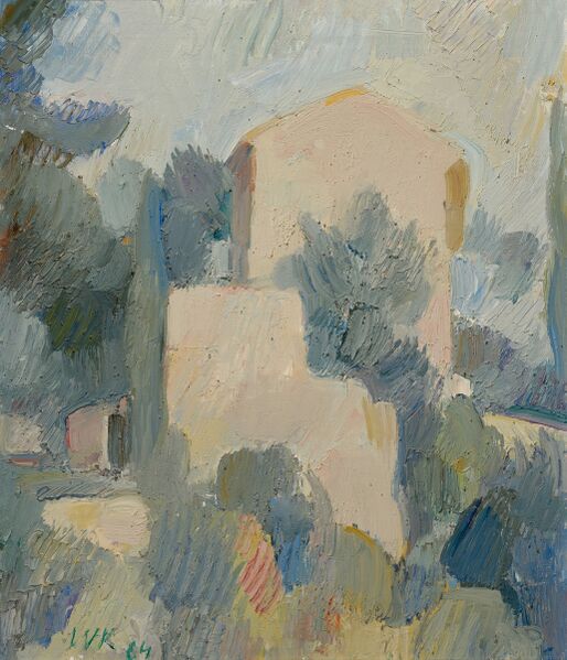 Datei:Kirschl Provenzalische Landschaft 1964.jpg