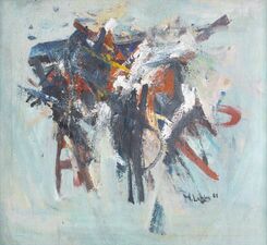 Maria Lassnig, Informel, 1951