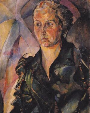 Albert Paris Gütersloh, Damenbildnis, 1913