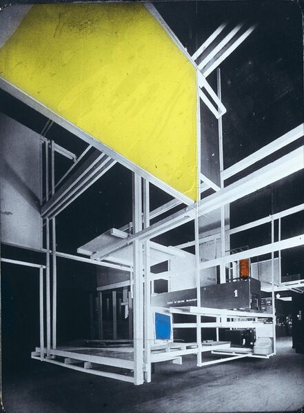 Datei:20 Friedrich Kiesler, Raumstadt, Paris 1925 © Österreichische Lillian und Friedrich Kiesler Stiftung,.jpg