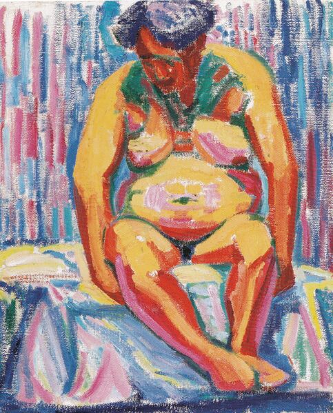 Datei:07 Helene von Taussig, Weiblicher Akt, um 1911-14 © Salzburg Museum.jpg