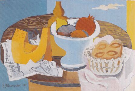 Eduard Bäumer, Melonenstillleben, 1931