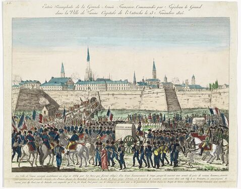 Unbekannt, Entrée Triomphale de la Grande Armée Française ..., 1805